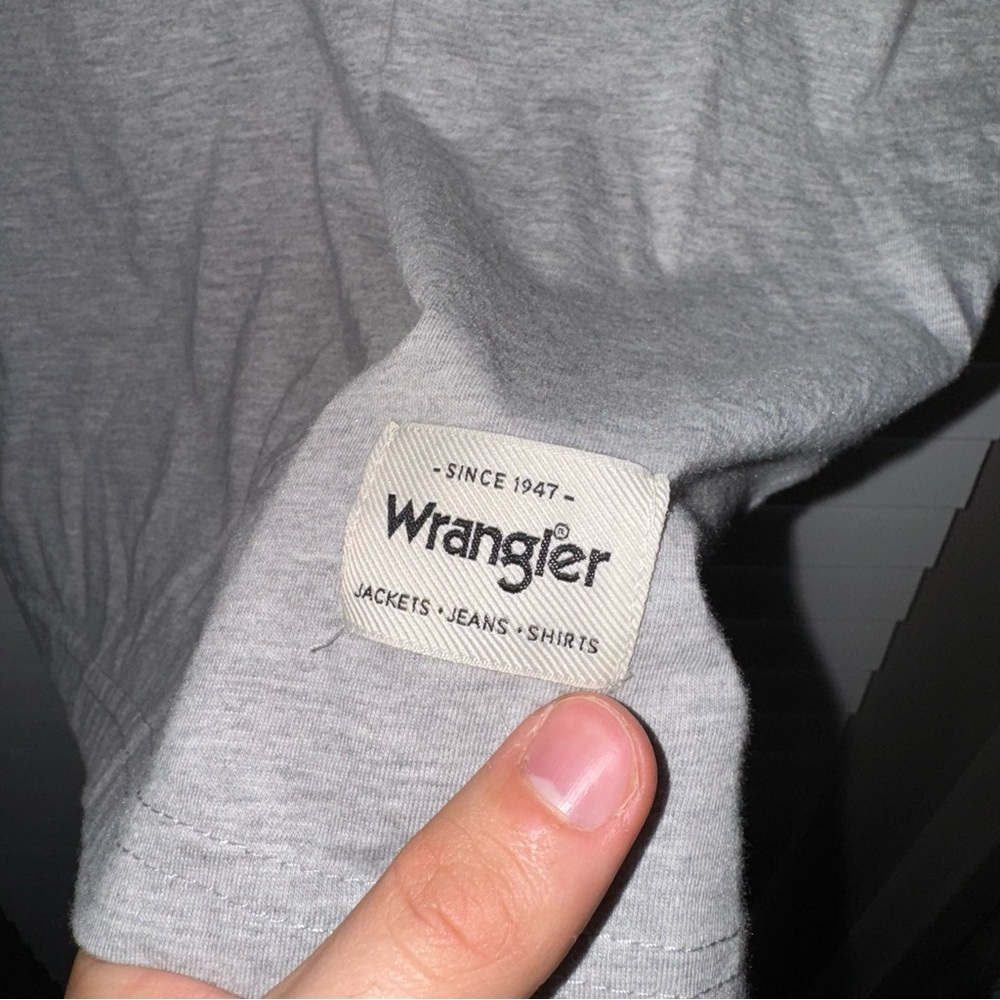 Wrangler Gray Texas Longhorns Short Sleeve Tee - Picture 4 of 6